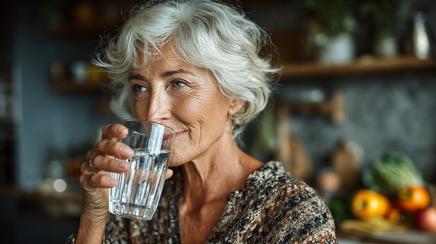 Активний чоловік середнього віку займається фізичними вправами